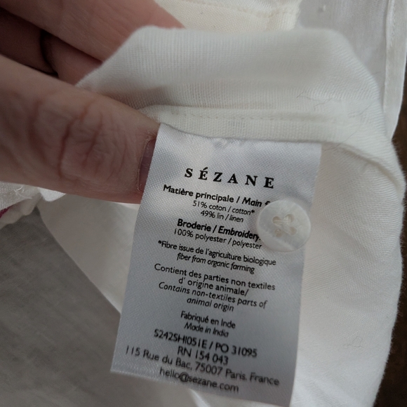NWT Sezane Maggie Blouse - Picture 3 of 3